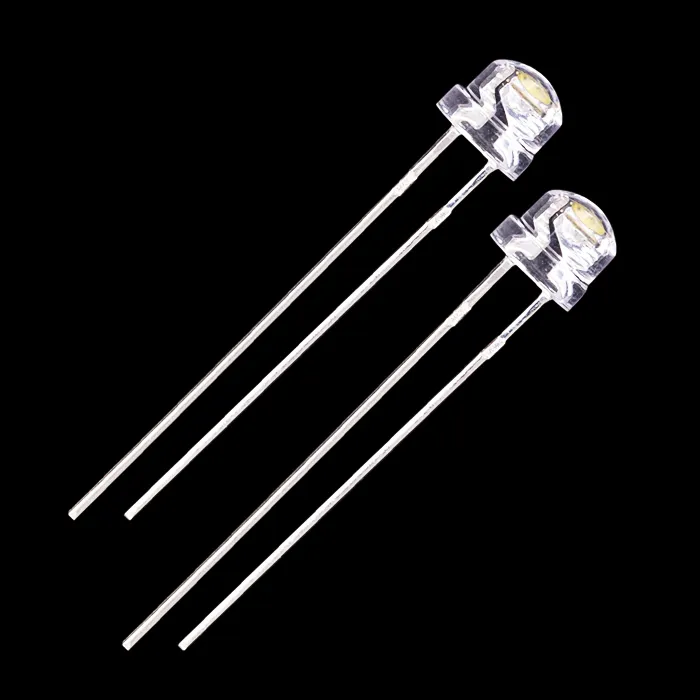 ホットセール 365nm 380nm 400nm 420nm 730nm 840nm 950nm 5 ミリメートル麦わら帽子 UV IR DIP LED 発光チップダイオード